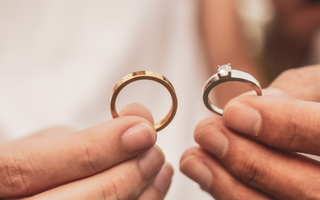 Wedding Ring and an Engagement Ring