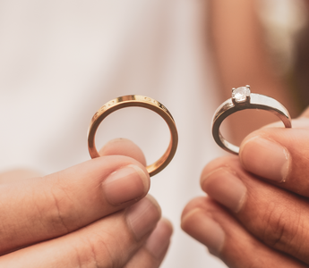 Wedding Ring and an Engagement Ring