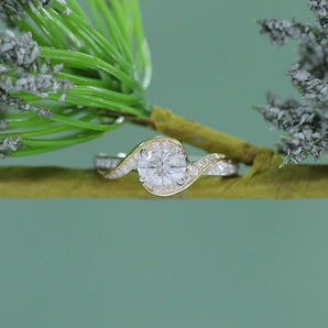 925 Sterling Silver Oval Cut CZ Ring 2