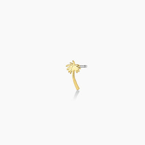 925 Sterling Silver Palm Charm Stud 1