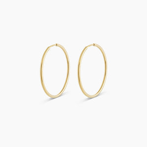 925 Sterling Silver Classic Hoops 1