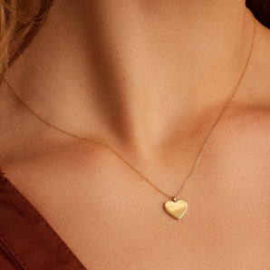 925 Sterling Silver Heart Necklace 2