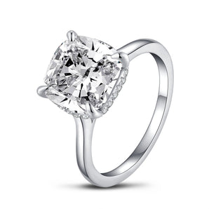 925 Sterling Silver Cushion Cut Ring 1