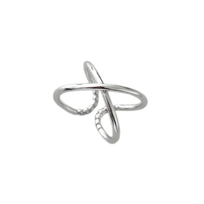 925 Sterling Silver A Cross silver Ring 1