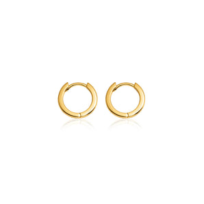 Sterling Silver Huggie Hoop Earrings: Timeless Chic 1