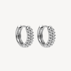 Sterling Silver Oval Shape Earring 1