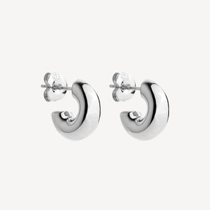 Moonbow Stud Silver Earrings 1