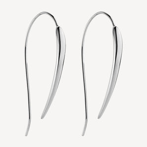 Chichilli Chili Shape Silver Earrings 1