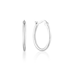 925 Sterling Silver Erin Hoops 1