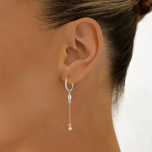 925 Sterling Silver Harlow CZ Earrings 2