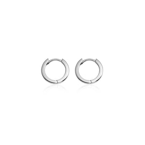 Sterling Silver Huggie Hoop Earrings 1