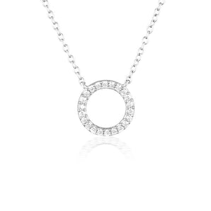 925 Sterling Silver Harper Cubic Zirconia  Necklace 1