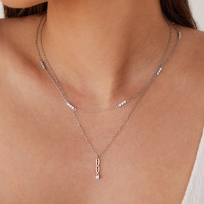 925 Sterling Silver Jacinta Necklace Silver 2