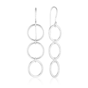 925 Sterling Silver Serena Drop Earrings 1