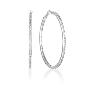 925 Sterling Silver Ginger Hoops 1