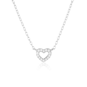 925 Sterling Silver Bella Necklace Silver 1