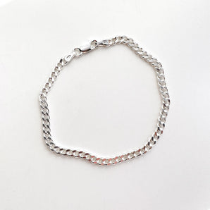 925 Sterling Silver Chain bracelet, silver, 2