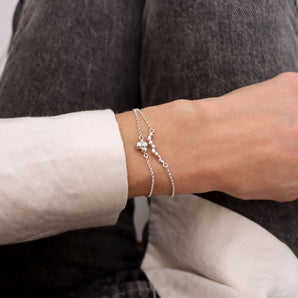 925 Sterling Silver Star Bracelet, Silver 2