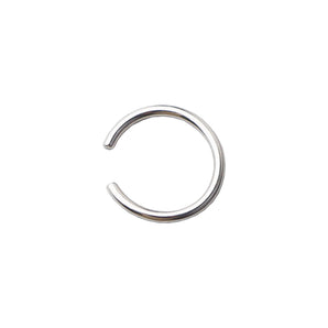 925 Sterling Silver Plain  Thin Ear Cuff, Silver 1