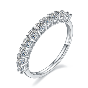 925 Sterling  Silver Round Eternity Band 2