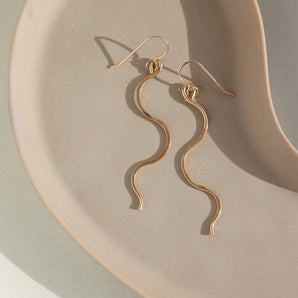 925 Sterling Silver Sidewinders Snake Shape Earring 1